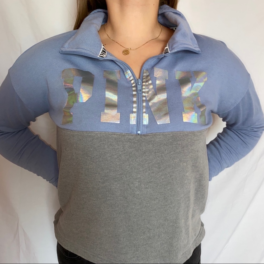 PINK Victoria’s Secret Half Zip Sweater